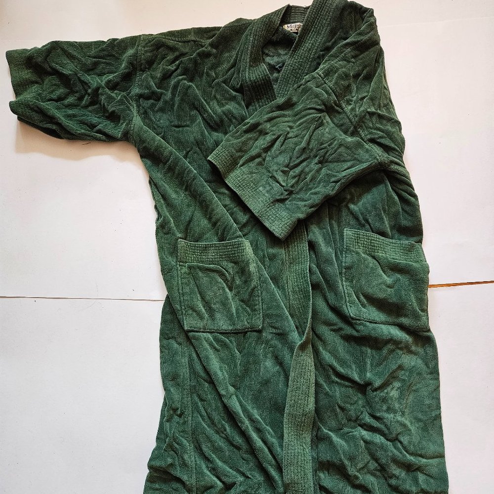 Used Green Bathrobe
